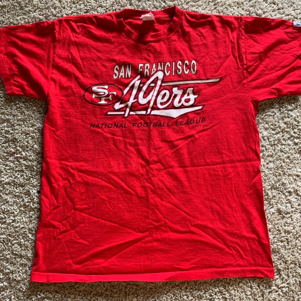 Vintage Logo 7 49ers shirt sz XL. Used, no rips or tears.